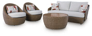 Double Point Outdoor Seating Set - De Avenue Furniture