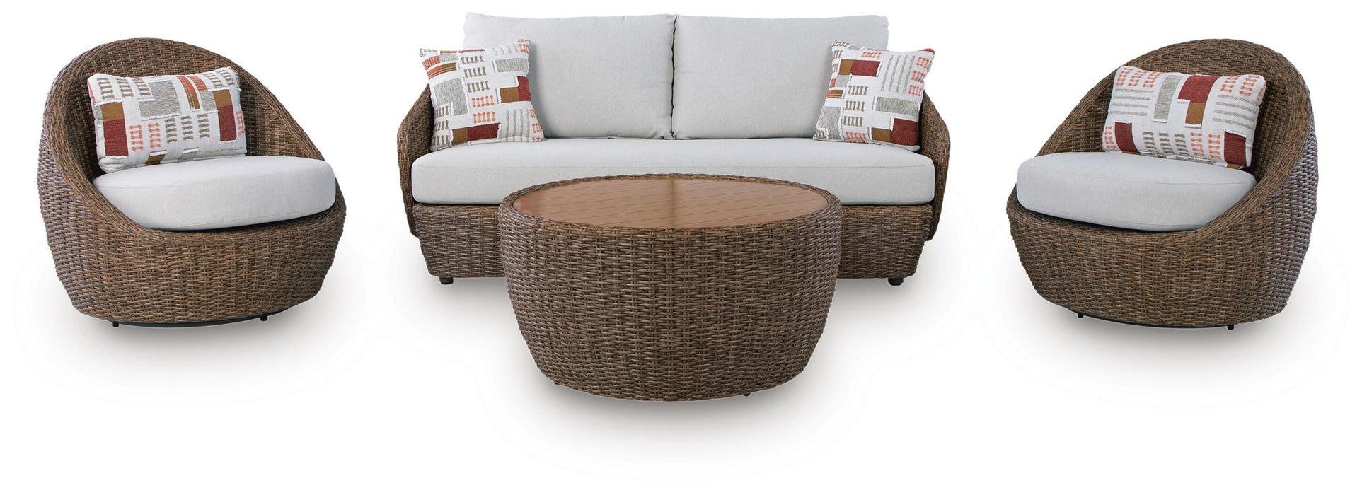 Double Point Outdoor Seating Set - De Avenue Furniture