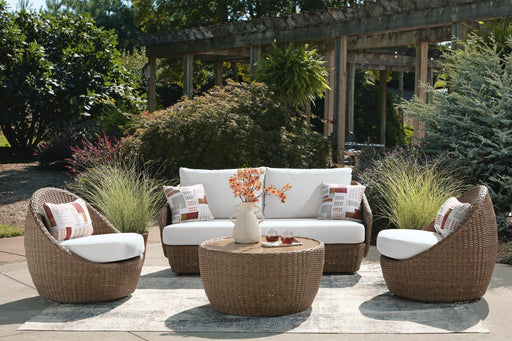 Double Point Outdoor Seating Set - De Avenue Furniture