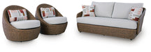 Double Point Outdoor Seating Set - De Avenue Furniture