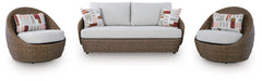 Double Point Outdoor Seating Set - De Avenue Furniture
