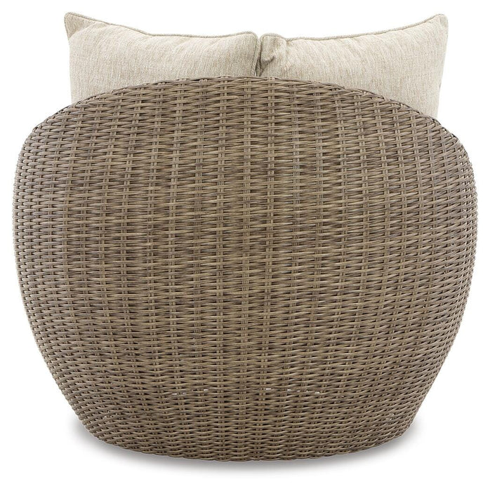 Danson Swivel Lounge with Cushion (Set of 2) - De Avenue Furniture