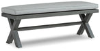 Elite Park Outdoor Bench with Cushion - De Avenue Furniture