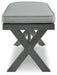Elite Park Outdoor Bench with Cushion - De Avenue Furniture