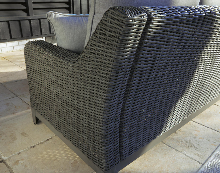 Elite Park Outdoor Loveseat with Cushion - De Avenue Furniture