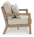 Hallow Creek Outdoor Loveseat with Cushion - De Avenue Furniture