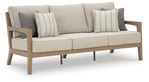 Hallow Creek Outdoor Sofa with Cushion - De Avenue Furniture