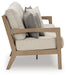 Hallow Creek Outdoor Sofa with Cushion - De Avenue Furniture