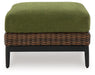 Horizon Hall Outdoor Ottoman with Cushion - De Avenue Furniture