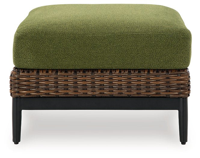 Horizon Hall Outdoor Ottoman with Cushion - De Avenue Furniture