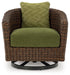 Horizon Hall Outdoor Swivel Lounge Chair with Cushion - De Avenue Furniture