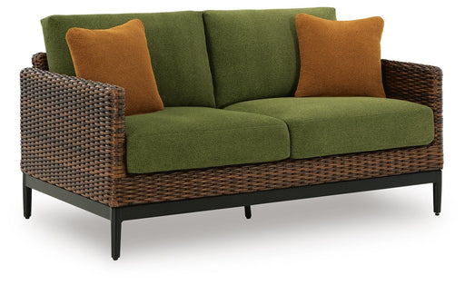 Horizon Hall Outdoor Loveseat with Cushion - De Avenue Furniture