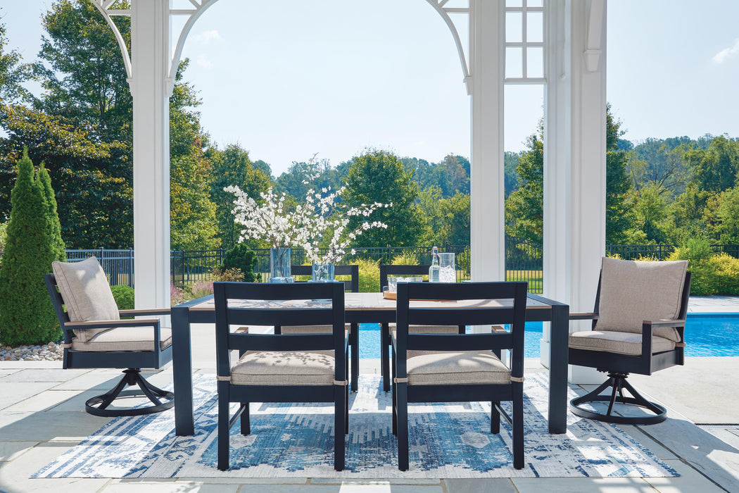 East Beach Outdoor Dining Set - De Avenue Furniture