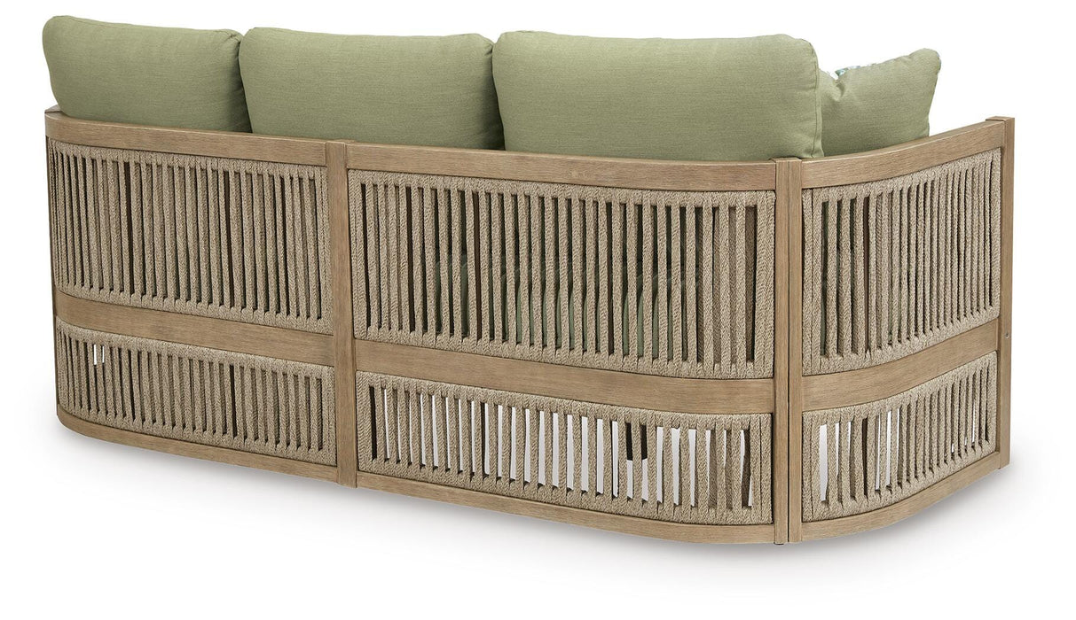 Serena Shores Outdoor Sofa with Cushion - De Avenue Furniture