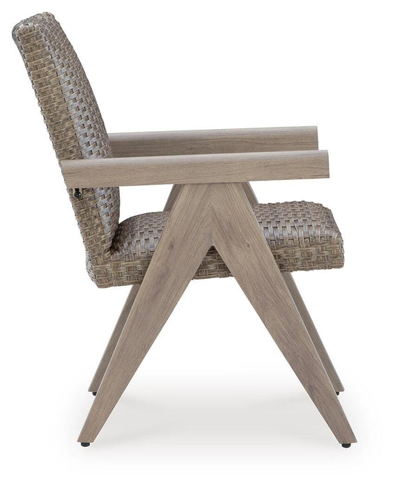 Cliff Trails Outdoor Arm Chair (Set of 2) - De Avenue Furniture