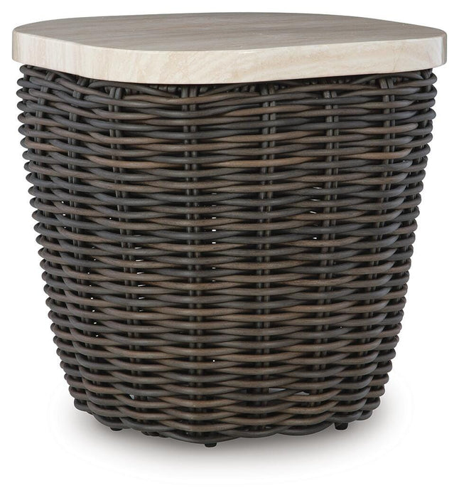 Kimora Outdoor End Table - De Avenue Furniture