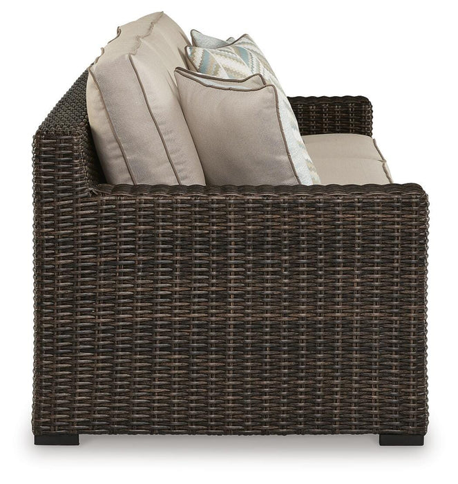 Coastline Bay Outdoor Sofa with Cushion - De Avenue Furniture