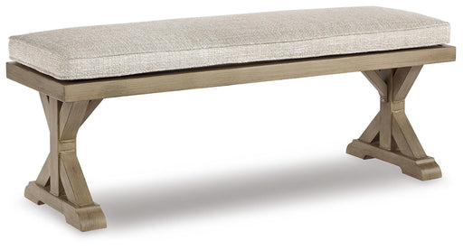 Beachcroft Outdoor Bench with Cushion - De Avenue Furniture