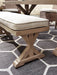 Beachcroft Outdoor Bench with Cushion - De Avenue Furniture