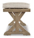 Beachcroft Outdoor Bench with Cushion - De Avenue Furniture