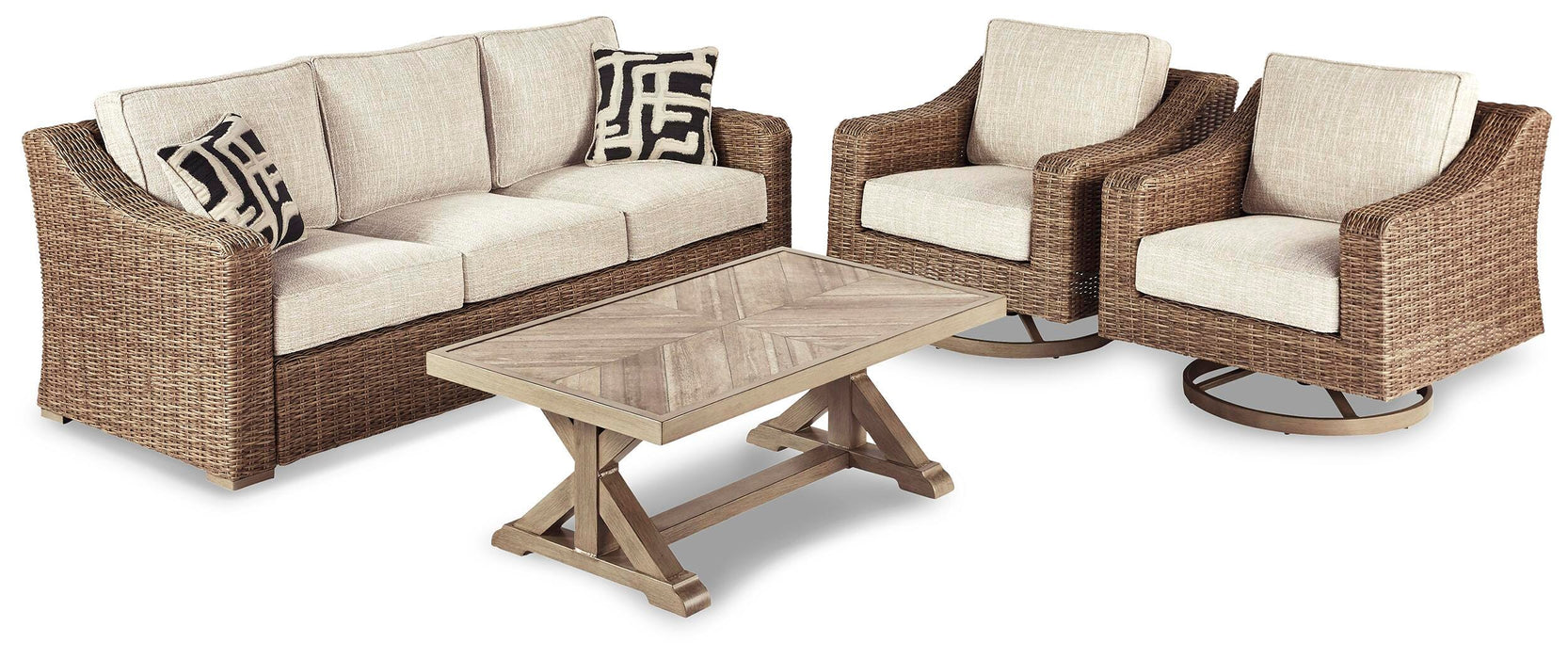 Beachcroft Outdoor Conversation Set - De Avenue Furniture