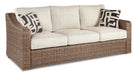 Beachcroft Outdoor Sofa, Lounge Chairs and Fire Pit - De Avenue Furniture