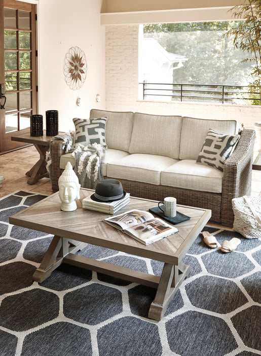 Beachcroft Beachcroft Nuvella Sofa with Coffee and End Table - De Avenue Furniture