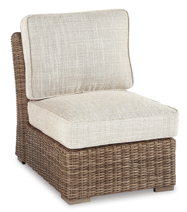 Beachcroft Outdoor Sofa, Lounge Chairs and Fire Pit - De Avenue Furniture