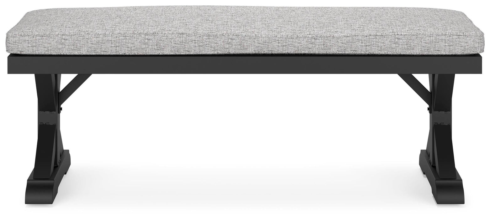 Beachcroft Outdoor Bench with Cushion - De Avenue Furniture