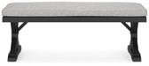 Beachcroft Outdoor Bench with Cushion - De Avenue Furniture