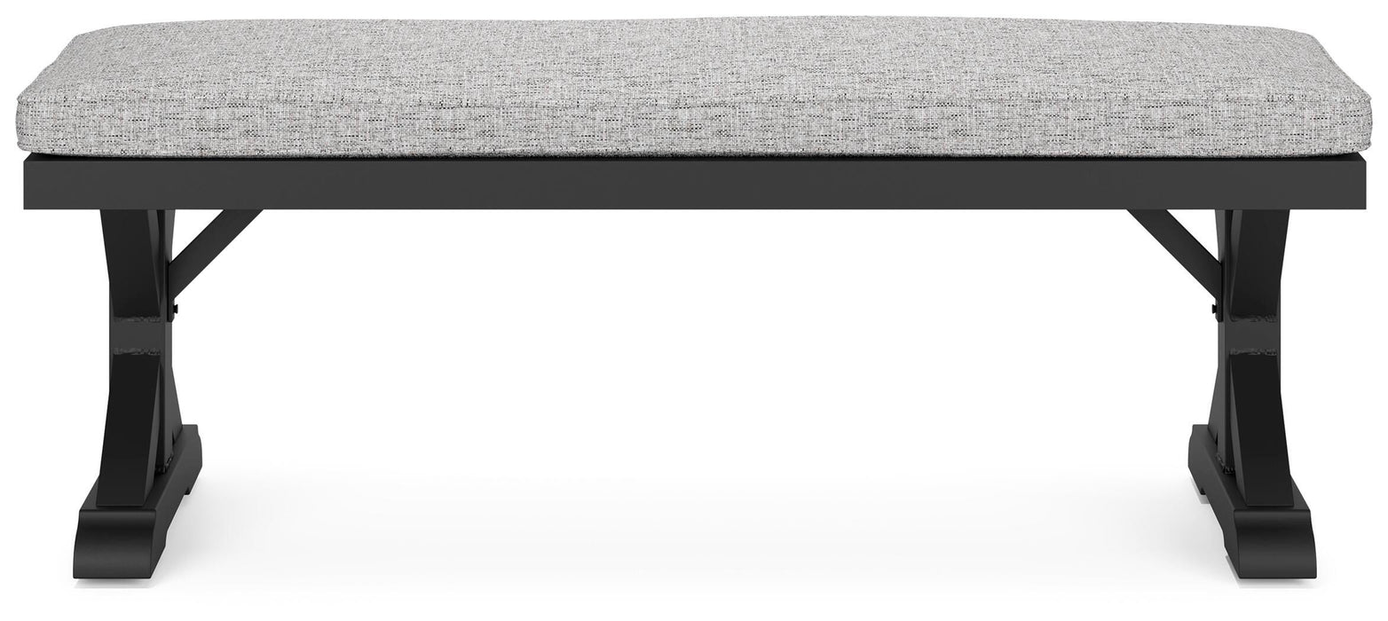 Beachcroft Outdoor Bench with Cushion - De Avenue Furniture