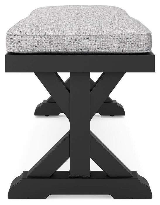 Beachcroft Outdoor Bench with Cushion - De Avenue Furniture