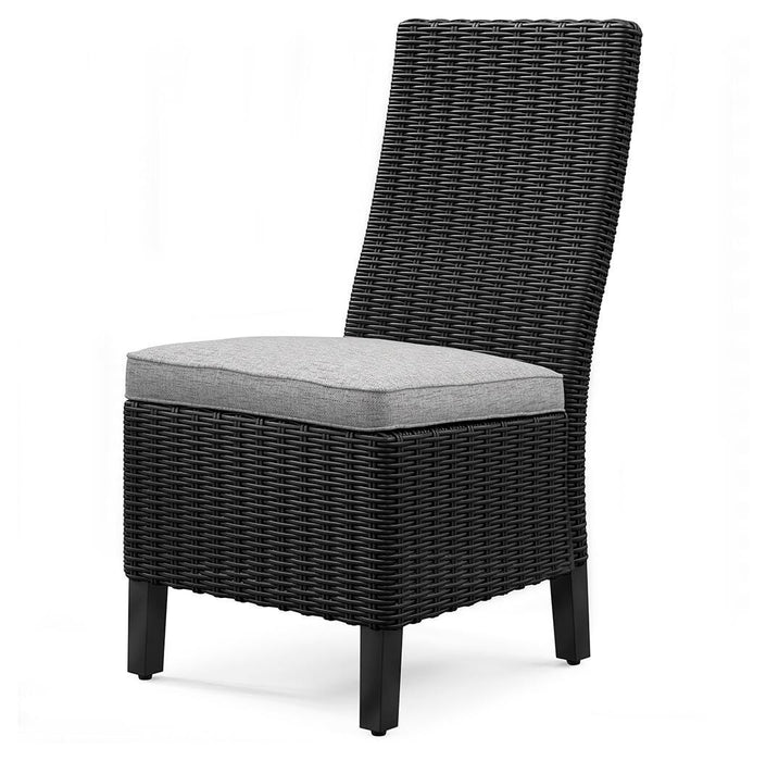 Beachcroft Outdoor Side Chair with Cushion (Set of 2) - De Avenue Furniture