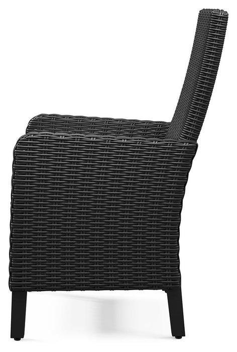Beachcroft Outdoor Arm Chair with Cushion (Set of 2) - De Avenue Furniture