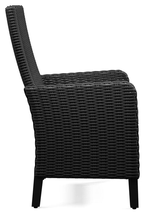 Beachcroft Outdoor Arm Chair with Cushion (Set of 2) - De Avenue Furniture