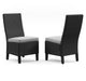 Beachcroft Outdoor Side Chair with Cushion (Set of 2) - De Avenue Furniture