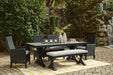 Beachcroft Outdoor Bench with Cushion - De Avenue Furniture