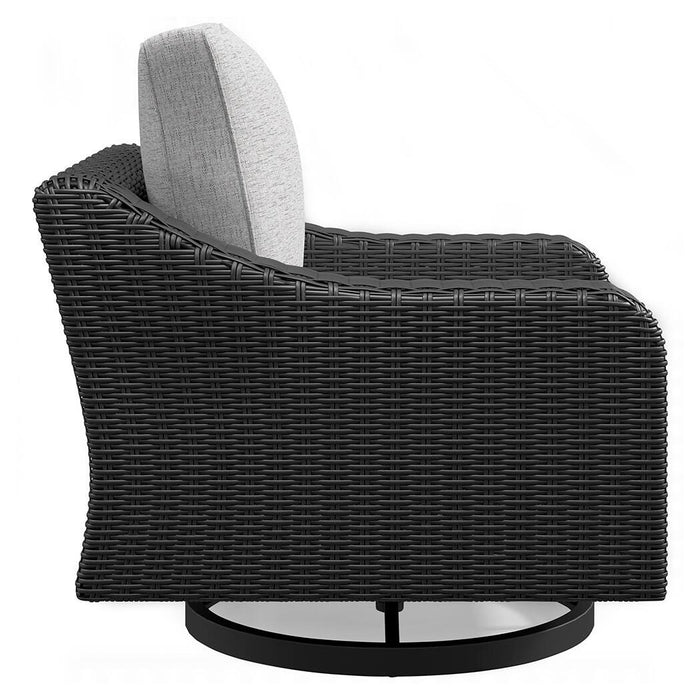 Beachcroft Outdoor Swivel Lounge with Cushion - De Avenue Furniture