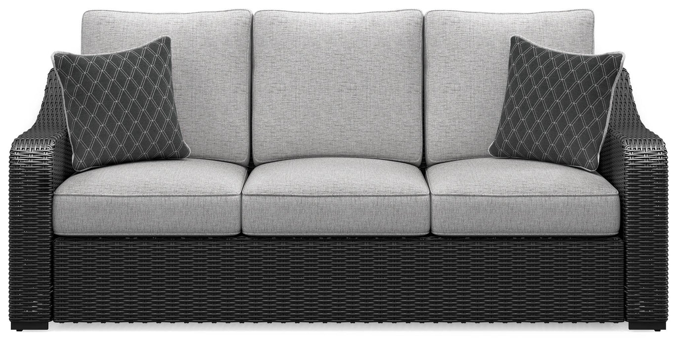 Beachcroft Outdoor Sofa with Cushion - De Avenue Furniture