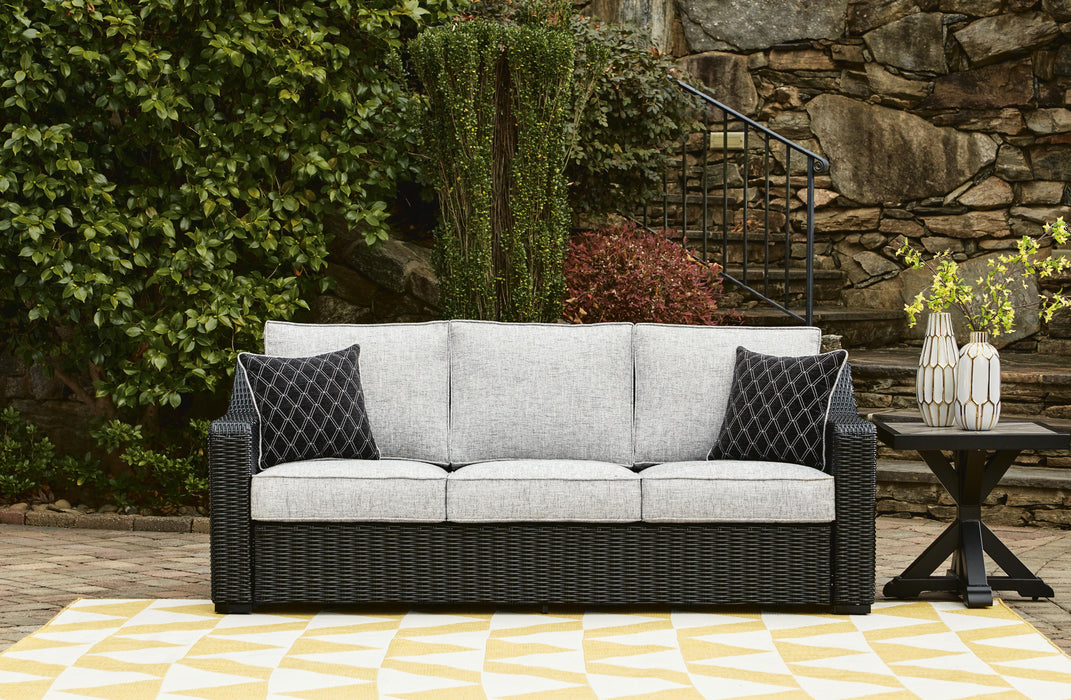 Beachcroft Outdoor Sofa with Cushion - De Avenue Furniture