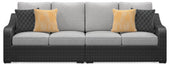 Beachcroft 2-Piece Outdoor Loveseat with Cushion - De Avenue Furniture