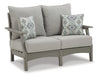 Visola Outdoor Sofa and Loveseat Set - De Avenue Furniture