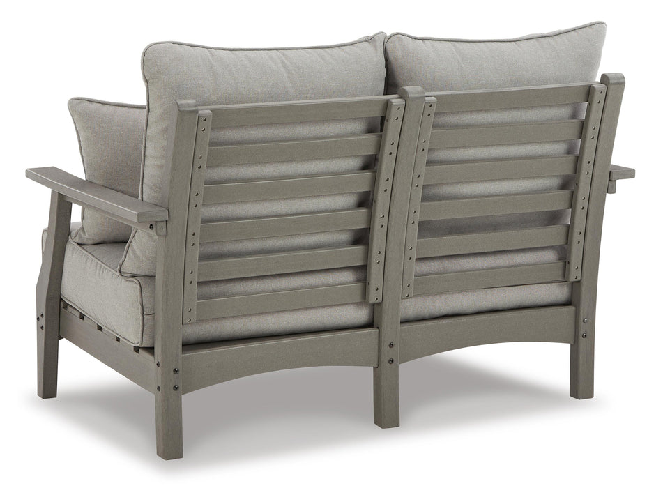 Visola Outdoor Sofa and Loveseat Set - De Avenue Furniture
