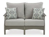 Visola Outdoor Sofa and Loveseat Set - De Avenue Furniture