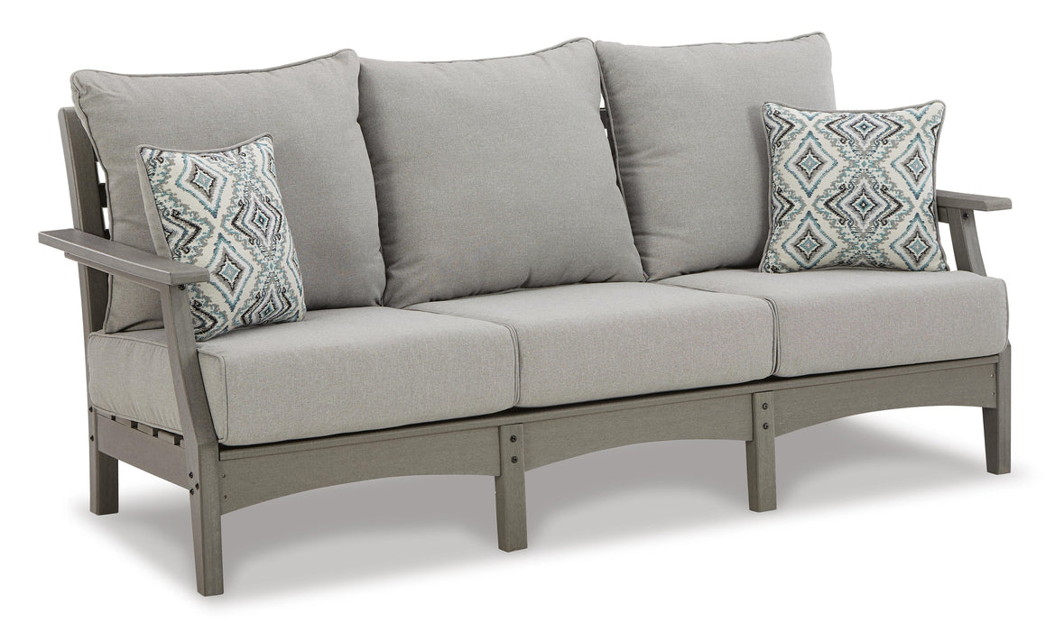 Visola Outdoor Sofa and Loveseat Set - De Avenue Furniture
