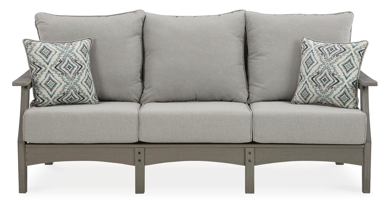 Visola Outdoor Sofa and Loveseat Set - De Avenue Furniture
