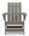 Visola Outdoor Adirondack Chair Set with End Table - De Avenue Furniture