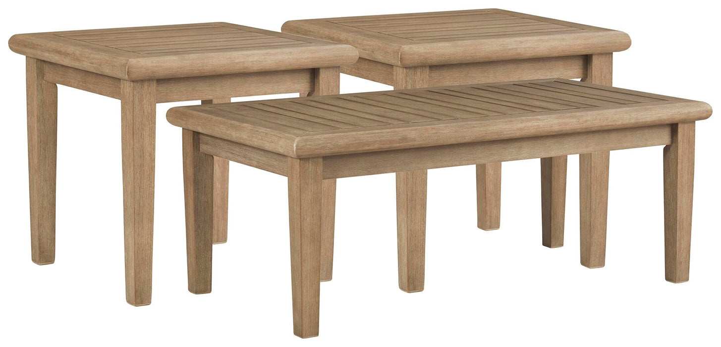 Gerianne Outdoor Occasional Table Set - De Avenue Furniture