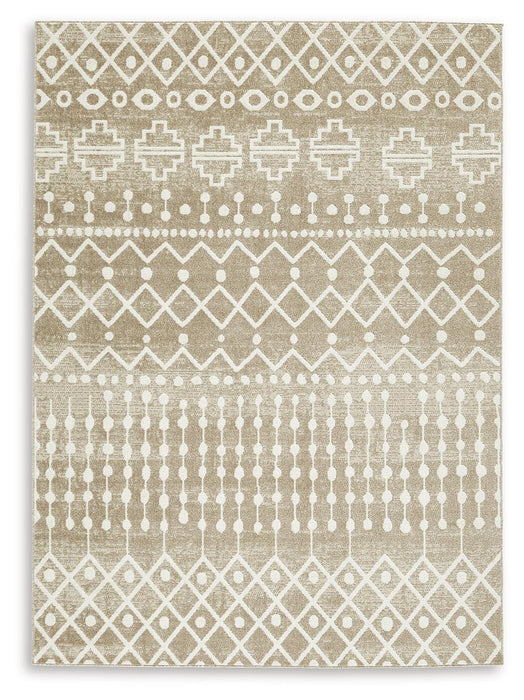 Bunchly 4'11" x 7'2" Washable Rug - De Avenue Furniture