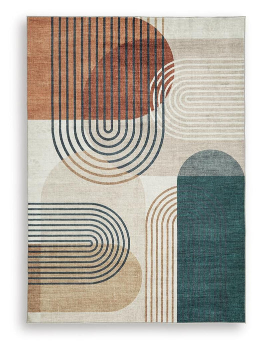 Farrendale Washable Area Rug - De Avenue Furniture